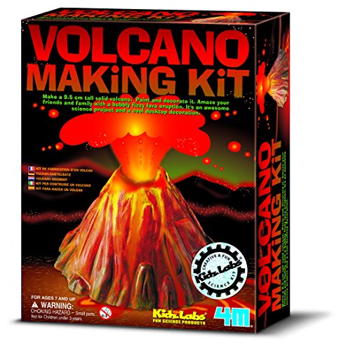 4M KidzLabs Volcano Making Kit, DIY Science Kit STEM, For Boys & Girls Ages 8+