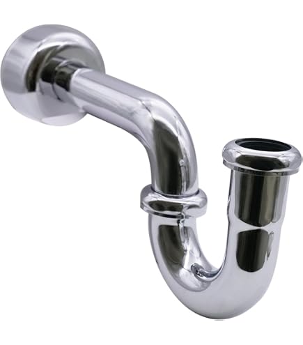 Zurn Z8700-8B-PC Semi-Cast P-Trap with CO, 1-1/4