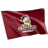 Desert Cactus Calvin University CU Flag - 3 x 5 Feet Knights Banner, Indoor/Outdoor Durable Fabric, 100% Polyester Design (Style 1)