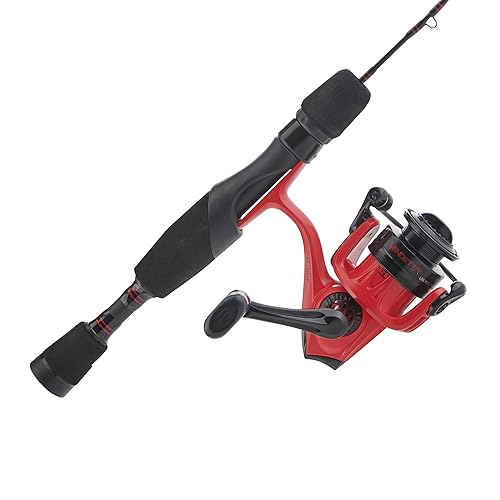 Abu Garcia Vendetta Ice Spinning Reel and Fishing Rod Combo, 27