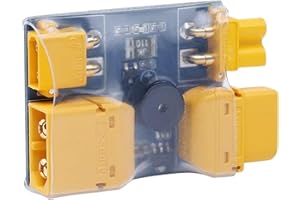 SPEEDY BEE Smoke Stopper for FPV Drone: Short-Circuit Protection XT30/ XT60 Lipo Safety Detecting Switch with Alarm Buzzer for 2-6S Battery Flight Controller ESC Stack VTX by Speedybee