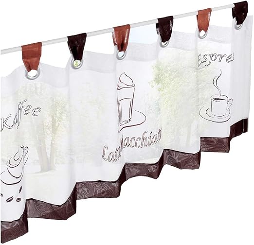 Amazon Com Homeyho Tier Curtains For Living Room Short Curtains