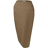 Reg and Plus Size Pencil Skirts for Women Below The Knee. Work,Weekends,Date Nights,Sexy Office Business Bodycon Skirts