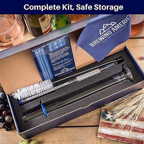 ThermoHydrometer ABV Tester Triple Scale for Beer/Wine Pro Series