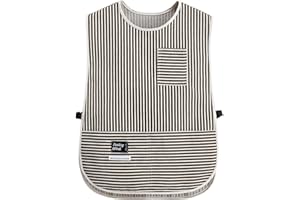 Cotton Aprons for Women, Cute Apron with Pockets, Cotton Linen Kitchen Cooking Aprons Vest Bib for Cafe Shop Baking Gardening