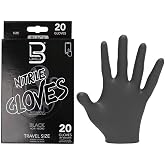 L3 Level 3 Nitrile Gloves - Professional Heavy Duty Disposable Gloves - Latex Free - Fits Snug - Box of 20