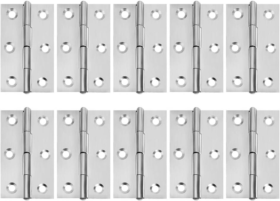 Cabinet Gate Closet Door Hinge Furniture Hardware Folding Butt Hinge Long 55x33MM