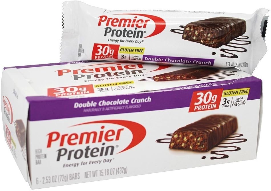 Premier Protein Bar Double Chocolate Crunch 6 bars