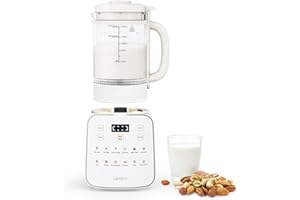 LIVATRO 50.73oz Nut Milk Maker Machine: 12-in-1 Automatic Soy Milk Maker with Detachable Design, Homemade Juice,Almond,Oat Milks for Plant-Based Milks, 24H Delay Start/Keep Warm/Auto-Clean/Safety Lock
