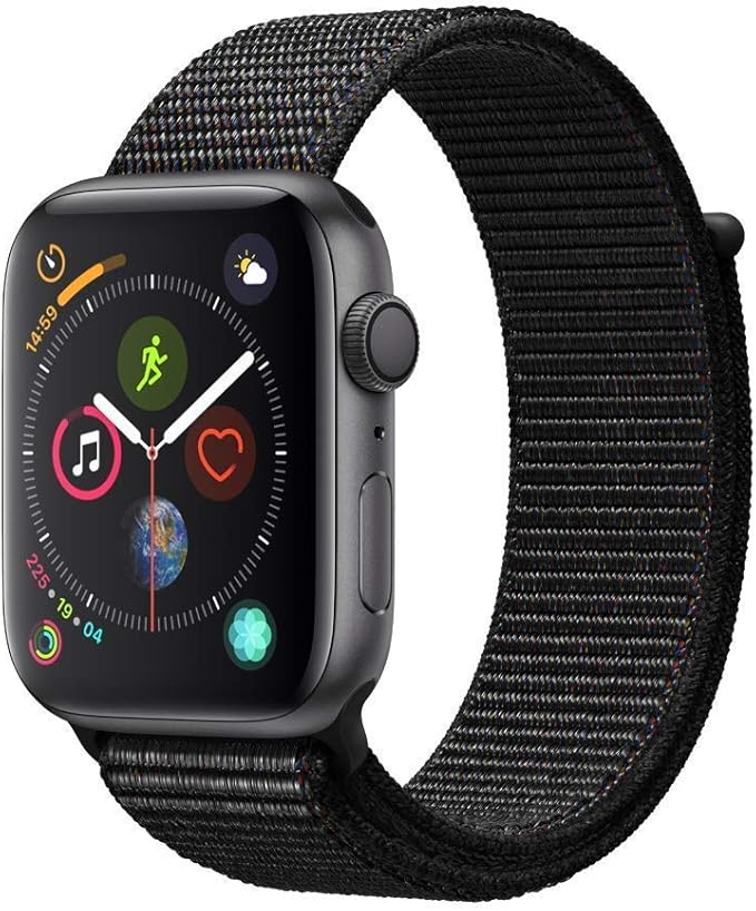 series 4 space gray aluminum case black sport loop