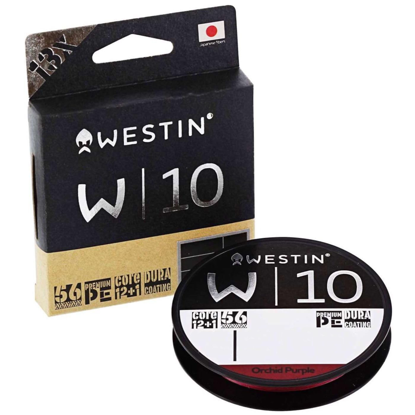 Westin W10 13 Braid Orchid Purple - 135 m Braided Line, Diameter / Load Capacity: 0.235 mm / 18.9 kg