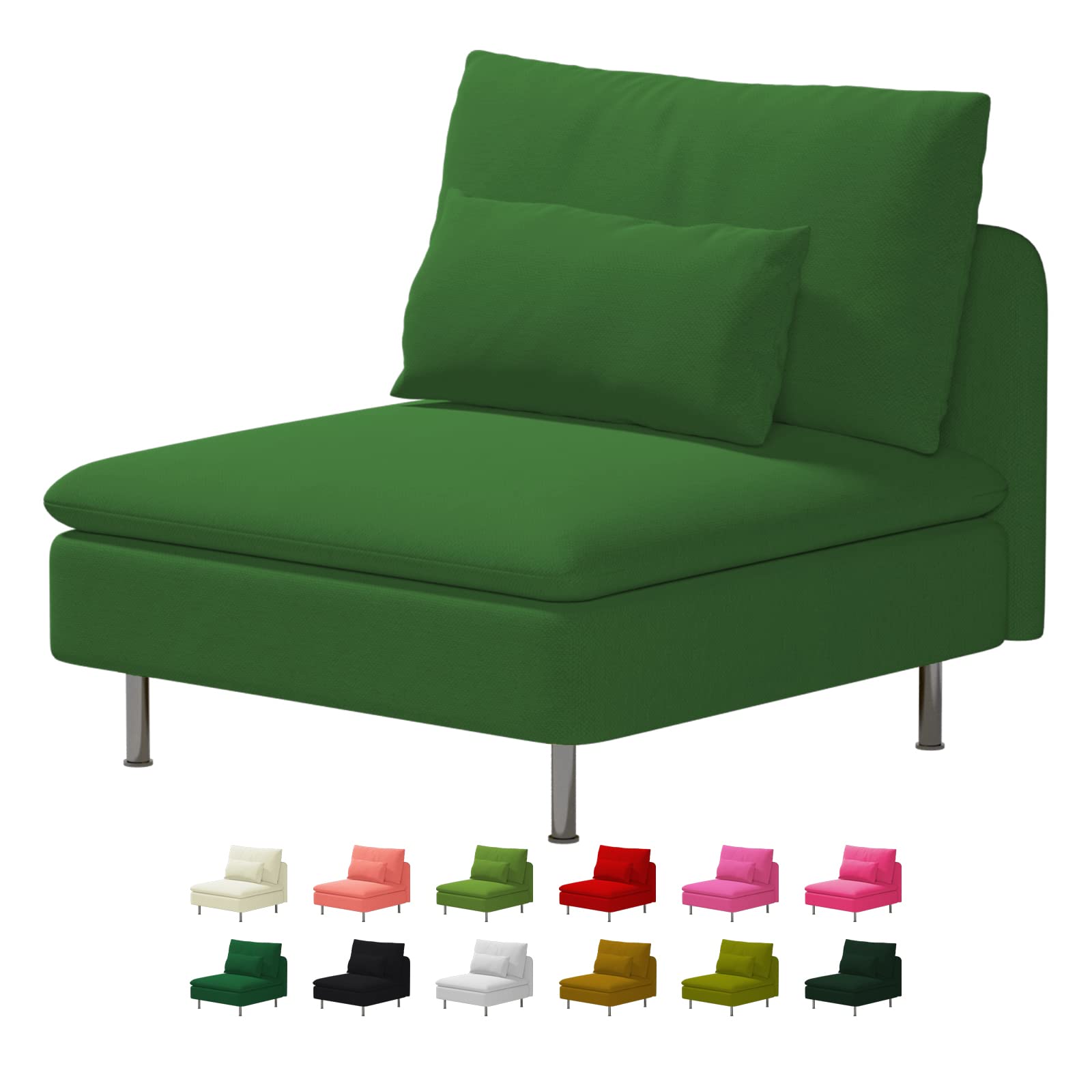 Custom Made Soderhamn 1 Seater Sofa Velvet
