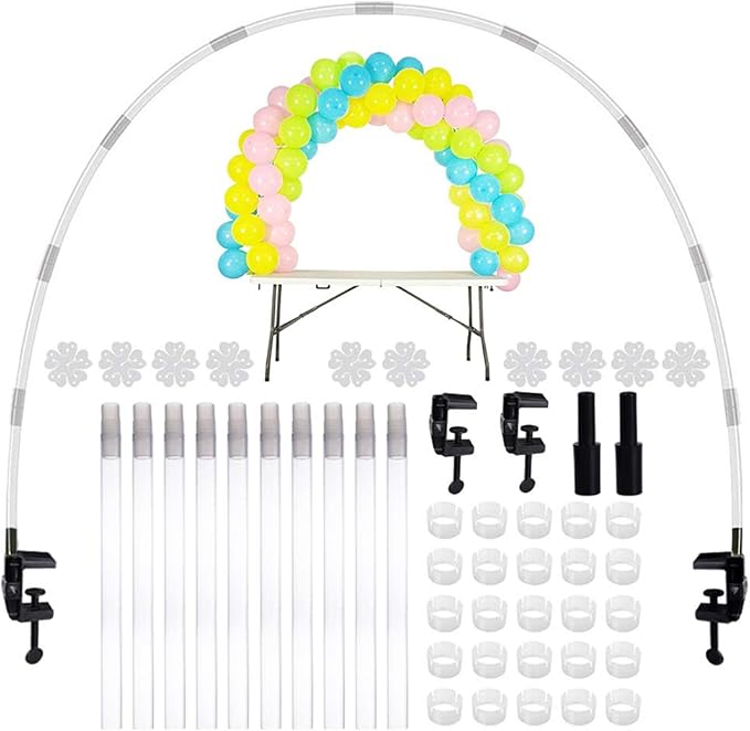 JNCH Kit de Arche Ballon de Table Guirlande de Ballon + 10pcs Portable