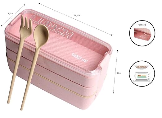 Tuppers Ecologicos con Compartimentos ♻ Bento Box con ...