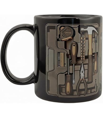Coffret Cadeau Gadget Master – Tasse Pneu 400ml + Cuillère Clé à Molette – Neuf