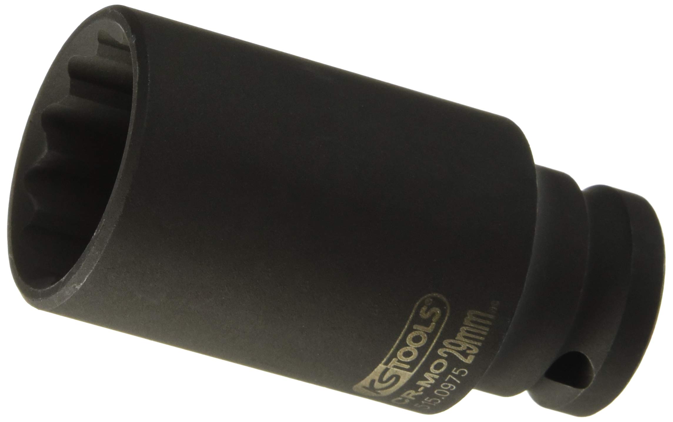 KS TOOLS 515.0975 1/2" Bi hex impact socket, long, 29mm
