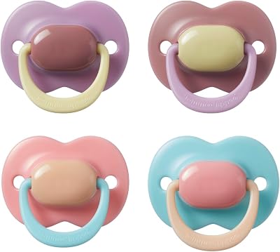 Tommee Tippee Ultimate Fit Soother 18-36 Months 4 Pack Muted Brights