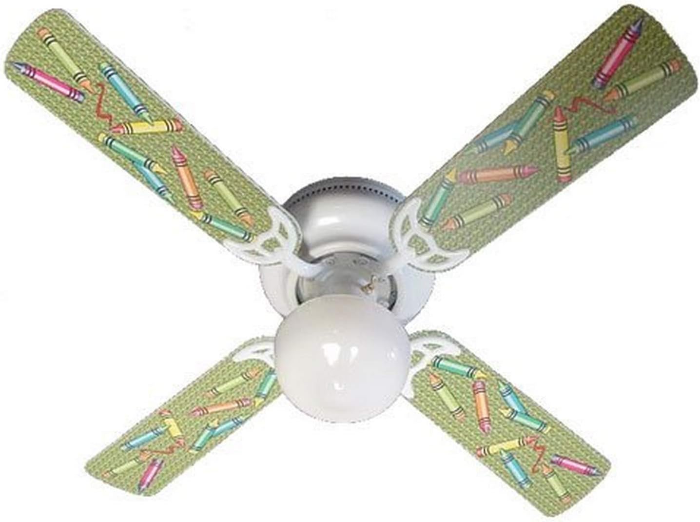 aBaby 9243199199 Colorful Crayons Ceiling Fan