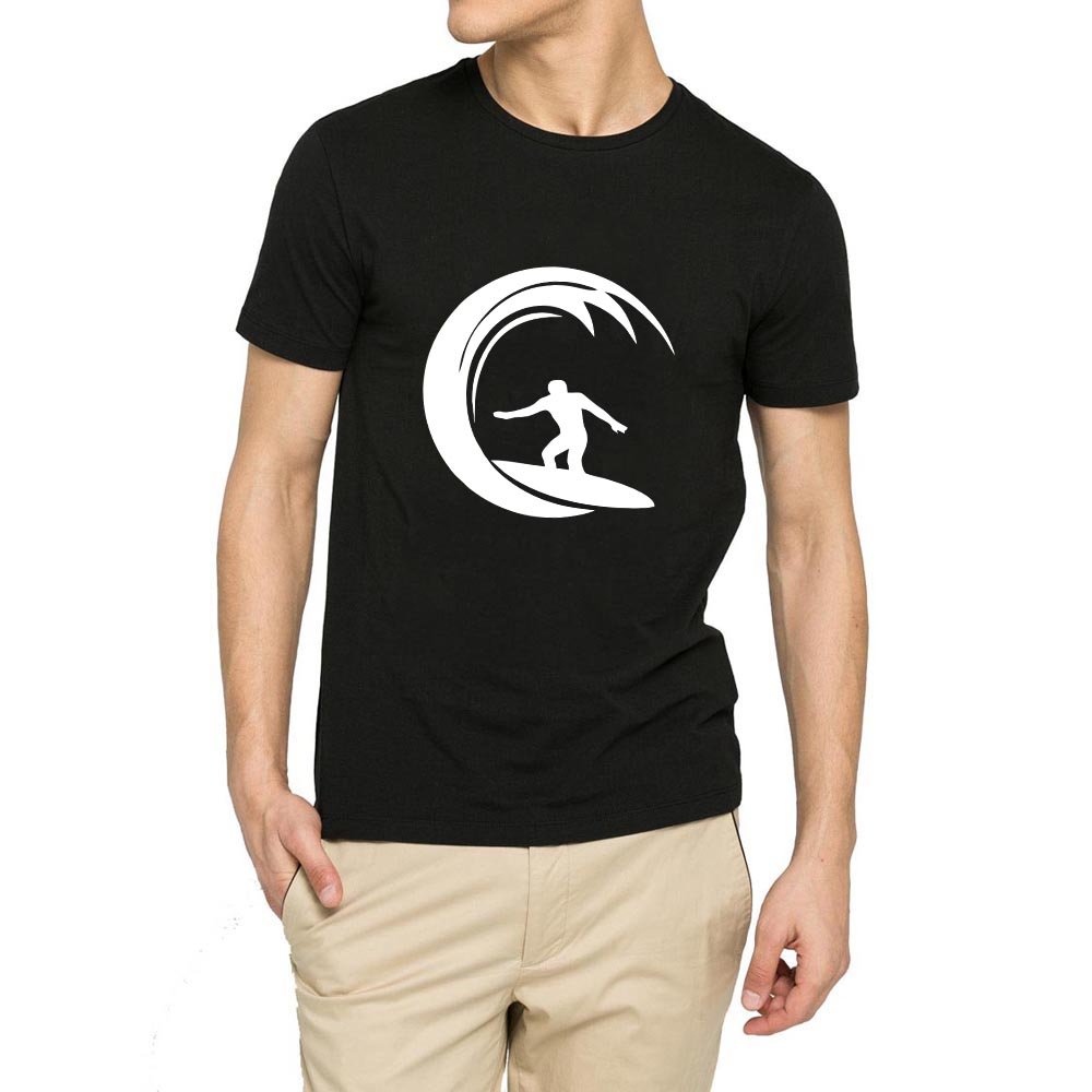 Loo Show Surfer Surf Board Casual Graphic T Shirts Tee