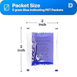 Dry & Dry 5 Gram [52 Packets] Blue Indicating