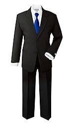 Spring Notion Boys' Formal Dress Suit Set 20 Black