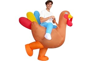 eLUUGIE Inflatable Costume Cosplay Outfit Blow-up Suit for Adults/Halloween/Christmas Party/Thanksgiving