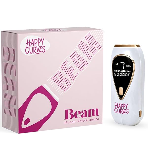 HAPPY CURVES BEAM IPL LASER HAIR REMOVAL DEVICE...