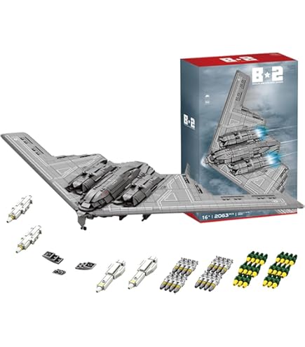 Amazon.com: ConsoleXpress B2 Bomber Building Blocks Set, 1/70 B2
