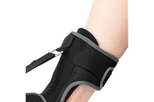 ACANKN Plantar Fasciitis Night Splint: Adjustable Plantar Fasciitis Brace with Arch Support | Dorsal Night Splint for Women Men | Dual Effective Plantar Fasciitis Relief Achilles Tendonitis Foot Drop Heel Pain Black