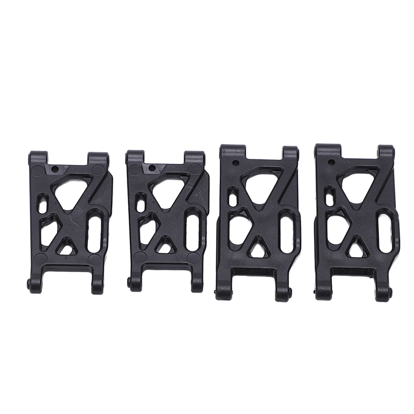 RC Swing Arm Kit,4pcs RC Suspension Arm Front Rear,Black Plastic Front Rear Universal Suspension Arm, RC Car Replacement Parts for WLtoys 144001 144002 124019 124018 124017 124016, 144010
