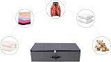 Omygarden Foldable Under Bed Storage Box 74.5x38x18 cm 2P Gray Black view 4