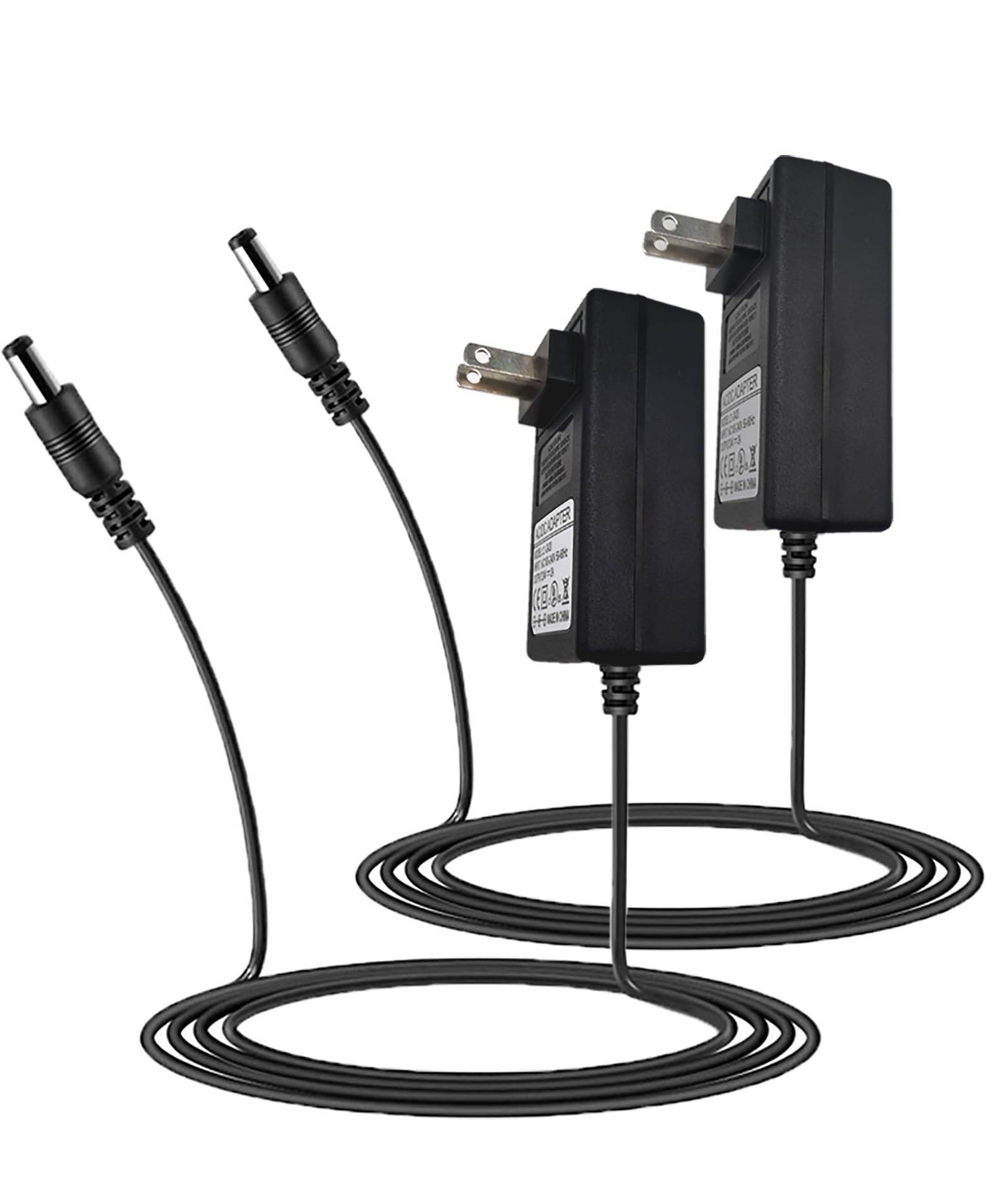 Photo 1 of 2 Pack HZHFCB 24V Power Supply Adapter 24 Volt 2A Power Supply AC to DC Converter Transformer Input AC 100-240V 50-60Hz and Output DC 24V with 5.5x2.5mm Tip for LED Strip 3D Printer CCTV System.