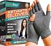 Comfy Brace Arthritis Hand Compression Gloves - Comfy Fit, Fingerless Design, Breathable & Moisture Wicking Fabric - Alleviate Rheumatoid Pains, Ease Muscle Tension, Relieve Carpal Tunnel Aches(Large)