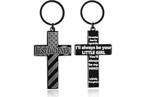 Miss Chipmunk Stocking Stuffers- Football/Baseball/Soccer/Basketball Cross Keychains for Men Baptism Christmas Gift