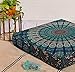 Popular Handicrafts Floor Pillow Cushion Cover - Indian Hippie Mandala Square Ottoman Daybed Oversized Cotton Cushion Cover with Heavy Duty Zipper - Dog-Pets Bed, 35