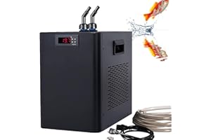 Aquarium Chiller 1/10HP 1/3 HP 1/2 HP 1HP Fish Tank Water Cooler Fish Coral Shrimp with Pump and Pipe Water Chiller for Saltw
