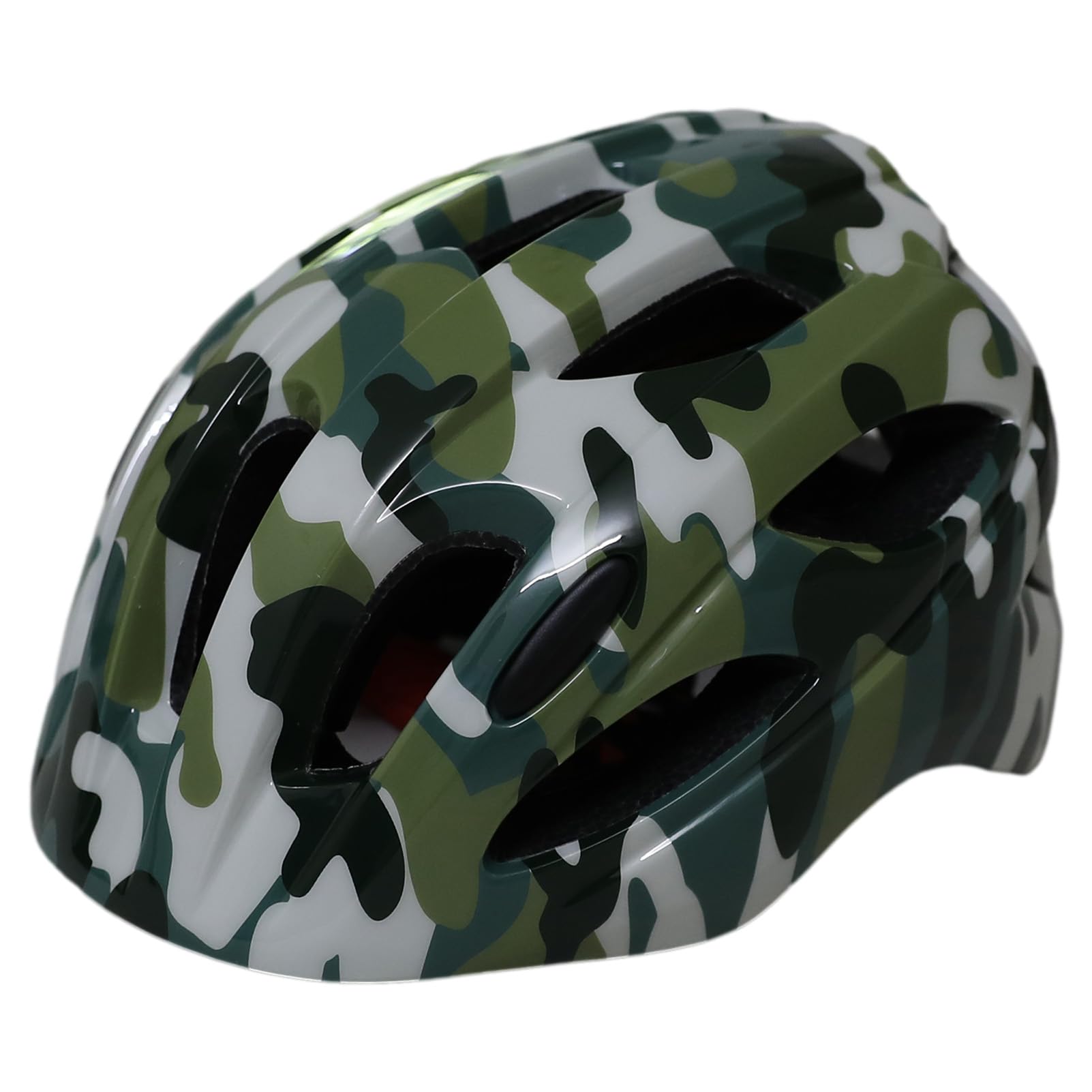 ANUFER Bike Helmet for Kids 7-15 Years Old Lightweight Adjustable Outdoor Sports Protective Helmet SN602C022 Camouflage