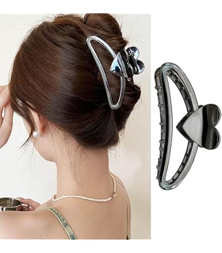 Amazon.com : Pearls Heart Hair Clips Valentines Day Hair