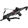 Barnett Demun Accu Strike Pro Mini Crossbow - Two Stage Break Action Cocking Mechanism, Reflex Red/Green Dot Sight, Flip Down Foregrip, 7 inch Bolts (5 Included), 210fps, Black Camo, Retractable Sling