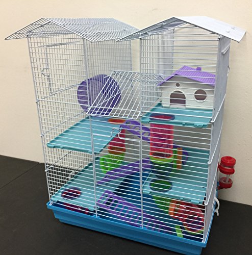 NEW Twin Towner Large Crossing Tube Habitat Hamster Rodent Gerbil Mouse Mice Rat Wire Animal Cage