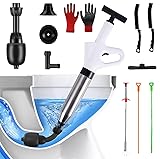 Toilet Plunger for Bathroom, Heavy Duty Unclogger