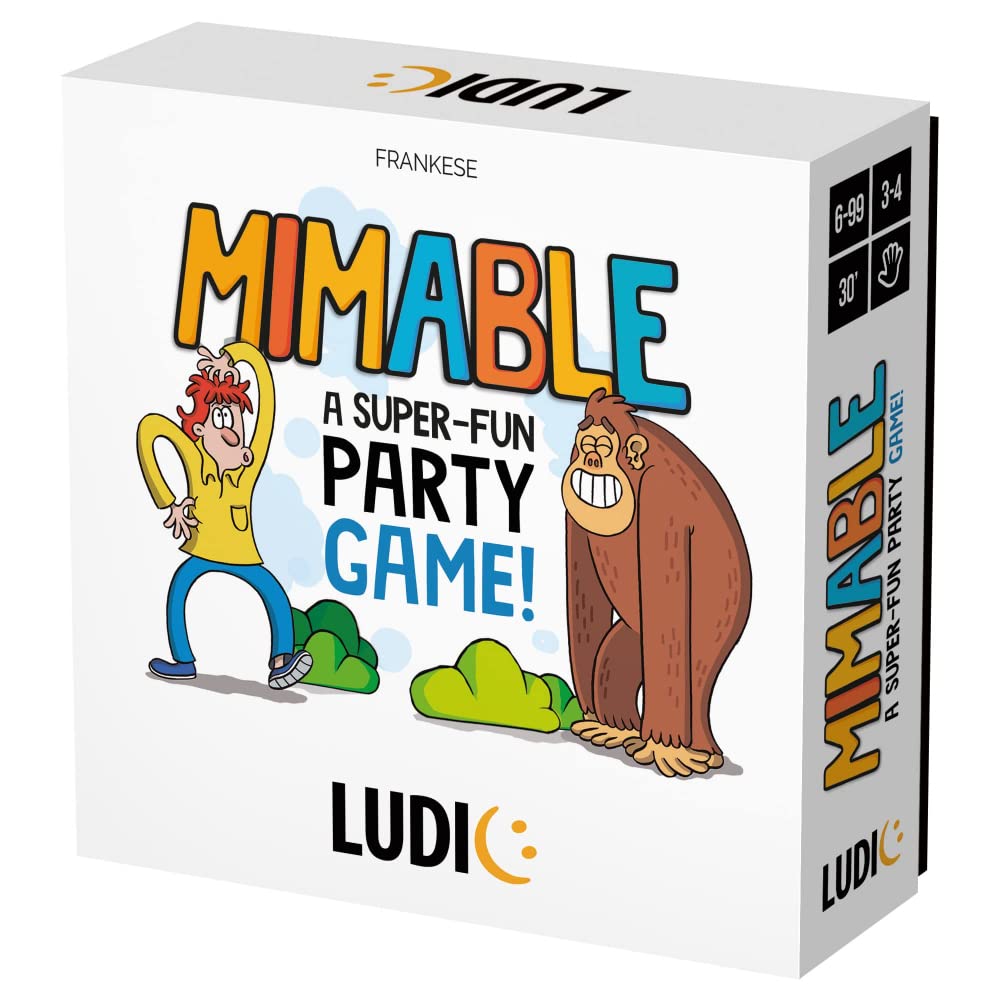 Ludic Mimable Game: A super-fun party game! | For 3-4 Players | Ages 6+