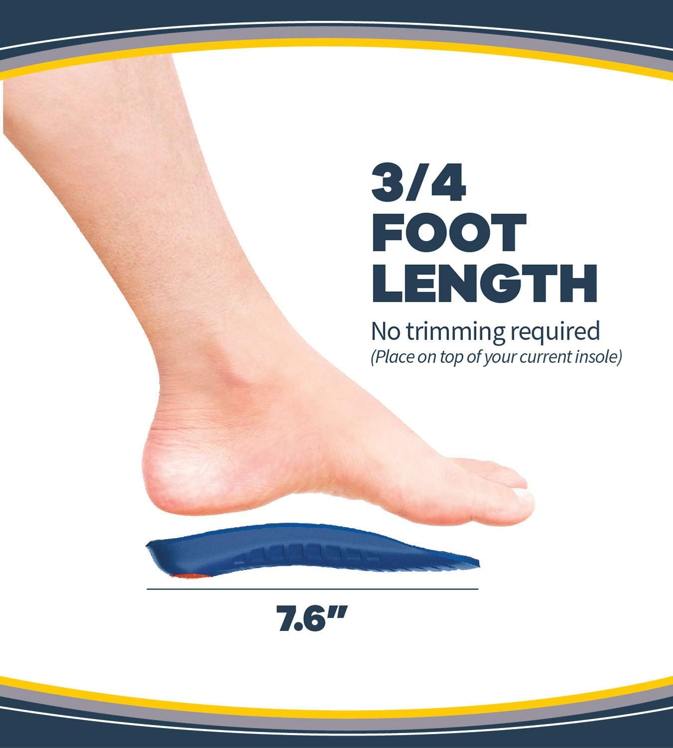 Dr. Scholl's ARCH Pain Relief Orthotics // Arch Support Inserts Clinically Proven to Provide Immediate and All-Day Relief of Arch Pain (for Men's 8-12, also available for Women's 6-10): Health & Personal Care