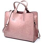 Pahajim Women Leather Handbags and Purses Top Handle Designer Tote Bags Satchel Bags for Women