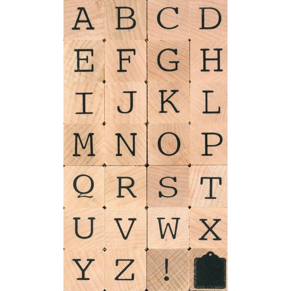 Artemio 2 cm Alphabet Upper Case Stamps Set