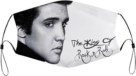 Elvis Presley Reusable Face Masks Washable Adjustable Dust-proof Face ...