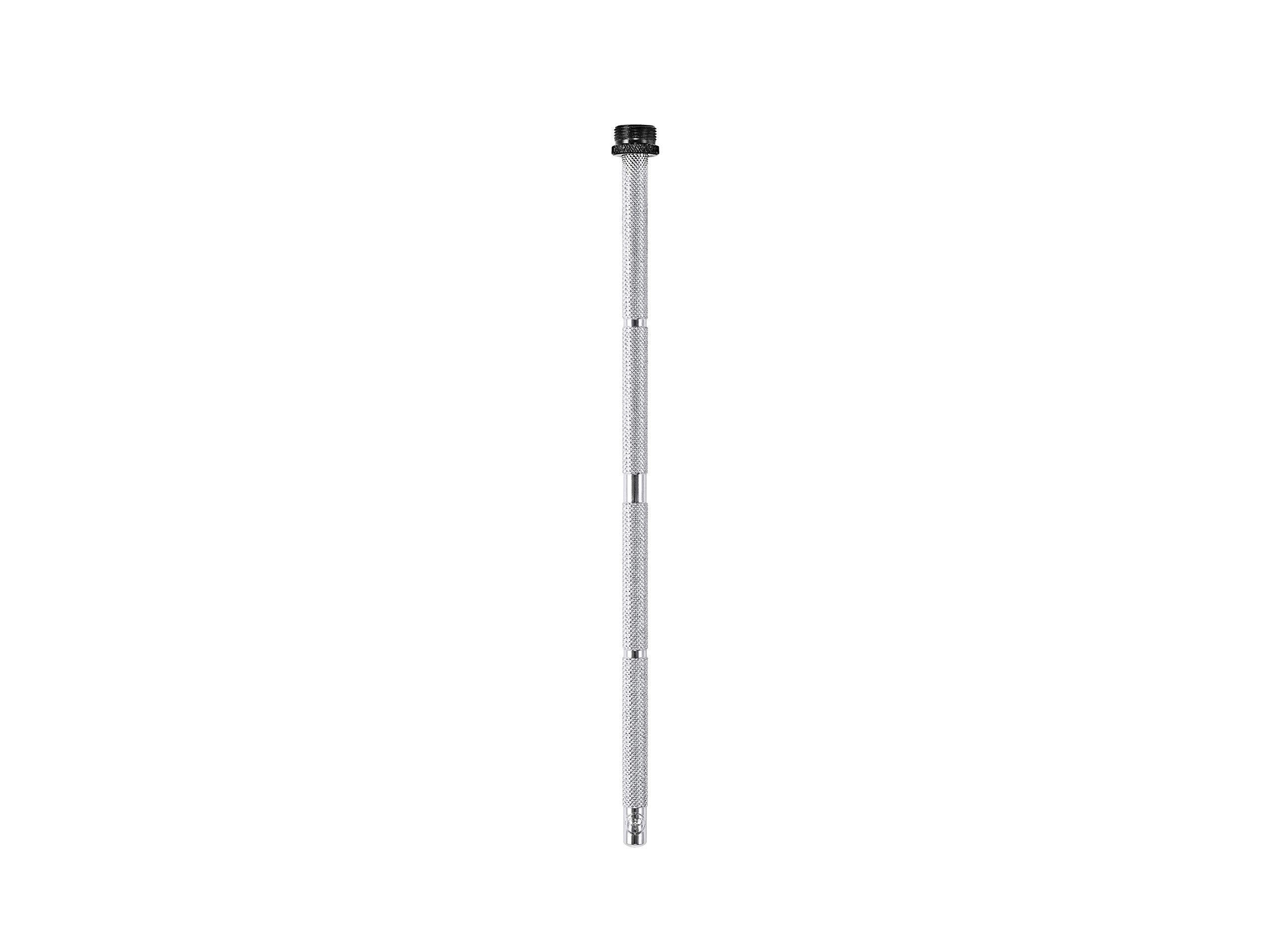 Meinl Percussion Rod Microphone Rod - Straight Rod for Microphones - Threaded Tip for 0.375 and 0.625 Inch Threads - Steel, Chrome Plated (MC-MR1)