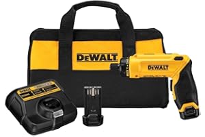 DEWALT 8V MAX Cordless Screwdriver Kit, Gyroscopic, 2 Batteries, Electric (DCF680N2)