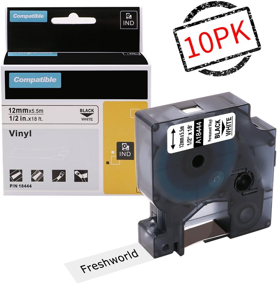 Amazon.com: Compatible Dymo Rhino Permanent Vinyl ...