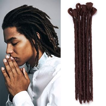 Tess 12 Braids Extensions Kunsthaar Braiding Hair Crochet Synthetik Haar 5pcs 25g Bundel 30cm Dreadlock Haarteil Haarverlangerung Kastanienbraun